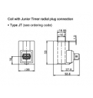Bucher Spule 12VDC 27W fi16,2 h=53mm